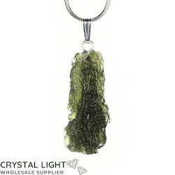 Sterling Silver Pendants: Moldavite Pendant