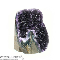 Single Druse Pieces: Amethyst Druse Cut Base