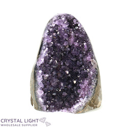 Single Druse Pieces: Amethyst Druse Cut Base