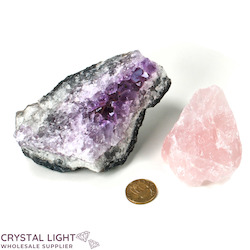 Auctions: Amethyst and Rose Quartz  Lot