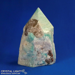 Cut Base Points: Amazonite Cut Base Point