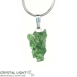 Sterling Silver Pendants: Moldavite Pendant