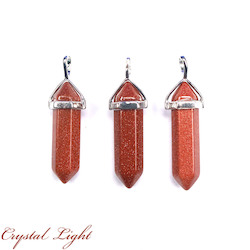 Terminated Pendant: Goldstone DT Pendant