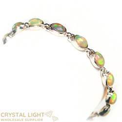 Sterling Silver Bracelets: Ethiopian Opal Bracelet