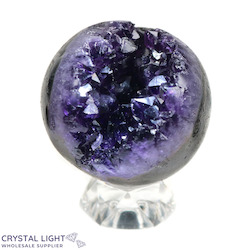 Single Druse Pieces: Uruguayan Amethyst Druse Sphere /65mm