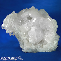 Large Crystals: Clear Quartz Cluster Large