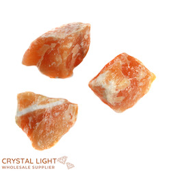 Rough Lots: Orange Calcite Rough Lot