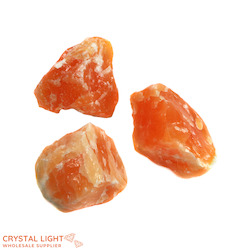 Rough Lots: Orange Calcite Rough Lot