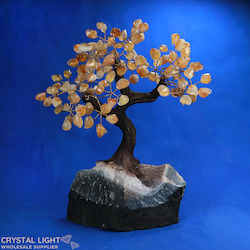 Medium Trees: Citrine Druse Tree (Single)