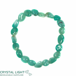 Tumble Bead Bracelets: Amazonite Small Tumble Bracelet