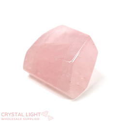 Faceted Shapes: Rose Quartz Faceted Shape (Single)