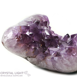 Single Druse Pieces: Amethyst Polished Druse