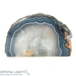 Agate Geodes: Agate Cut Base Large