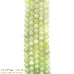 4,6 & 7mm Bead: New Jade Beads 6mm