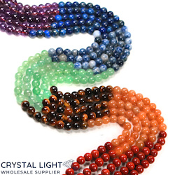 4,6 & 7mm Bead: Chakra Beads 6mm