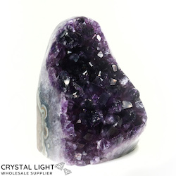 Single Druse Pieces: Amethyst Druse Cut Base