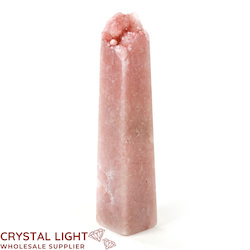 Single Point Listings: Pink Amethyst Druse Obelisk