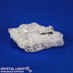 Small Crystal Specimens: Kunzite with Tourmaline Specimen