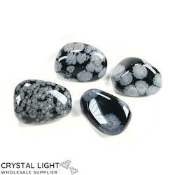 Tumble Lots: Snowflake Obsidian Large Tumble Lot