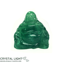 Buddhas: Green Fluorite Buddha