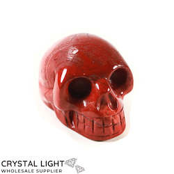 Skulls: Red Jasper Skull