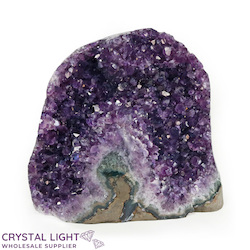 Single Druse Pieces: Amethyst Druse Cut Base