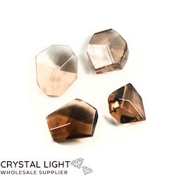 Faceted Shapes: Smokey Quartz Faceted Lot