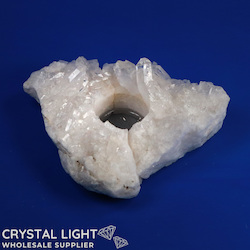 Candle Holders: Quartz Candle Holder