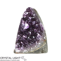 Single Druse Pieces: Amethyst Cut Base Druse