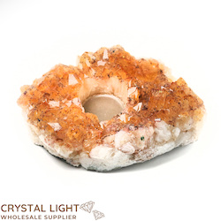 Candle Holders: Citrine Candle Holder (Single)