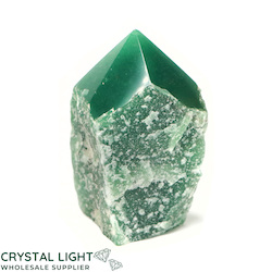 Cut Base Points: Green Aventurine Cut Base Point