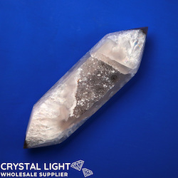 Double Terminated Polished Points: Agate Druse DT Point