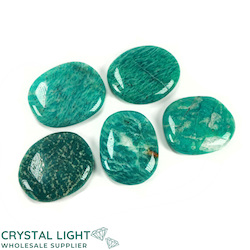 Flatstone Individuals and Lots: Green Amazonite Flatstone Lot