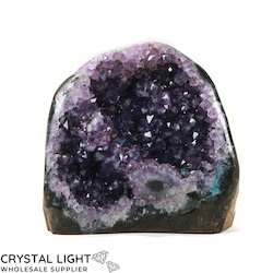 Single Druse Pieces: Amethyst Cut Base Druse