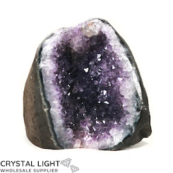 Single Druse Pieces: Amethyst Cut Base Druse