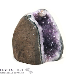 Single Druse Pieces: Amethyst Cut Base Druse