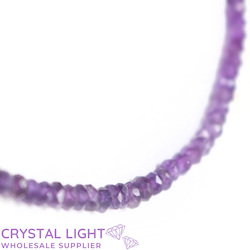 Necklaces: Amethyst Faceted Beaded Necklace