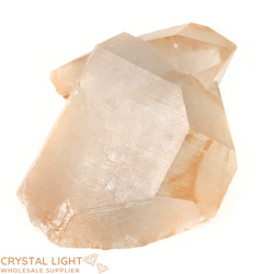 Natural Points: Light Tangerine Quartz Point