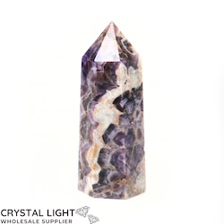 Single Point Listings: Chevron Amethyst Polished Point