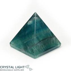 Pyramids: Rainbow Fluorite Pyramid