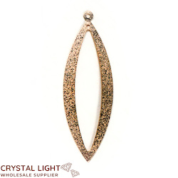 Findings: Brass Leaf Charm