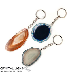 Keychains: Agate Keychain Lot