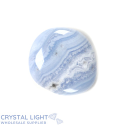 Flatstone Individuals and Lots: Blue Lace Agate Flatstone (Single)