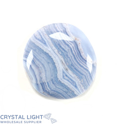 Flatstone Individuals and Lots: Blue Lace Agate Flatstone (Single)