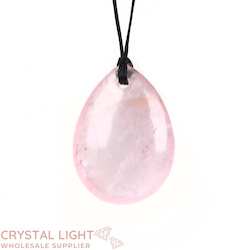 Necklaces: Rose Quartz Drop Necklace