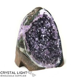 Single Druse Pieces: Amethyst Cut Base Druse