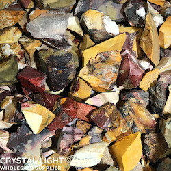 Rough by Weight: Mookaite Offcuts Small /1kg