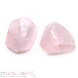 Faceted Shapes: Rose Quartz Faceted Shape Lot