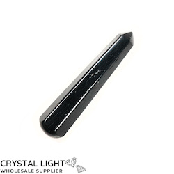 Wands: Black Tourmaline Faceted Wand (Single)