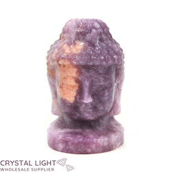 Buddhas: Lepidolite Buddha Head (Single)